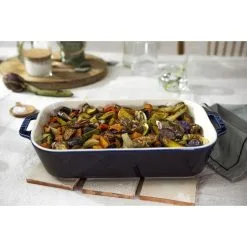 Staub Pirofila Rettangolare - 34 X 24 Cm, Blu Scuro 11 Staub Pirofila Rettangolare - 34 X 24 Cm, Blu Scuro -Coltelli 750061961